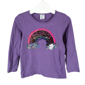 Unisex Lindex - Tricot shirt, size 104 - 110 - Violet (1)