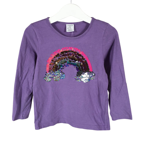 Unisex Lindex - Tricot shirt, size 104 - 110 - Violet ()