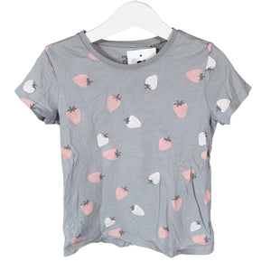 Unisex Lindex - T-shirt, size 110 - 116 - Light blue (1)