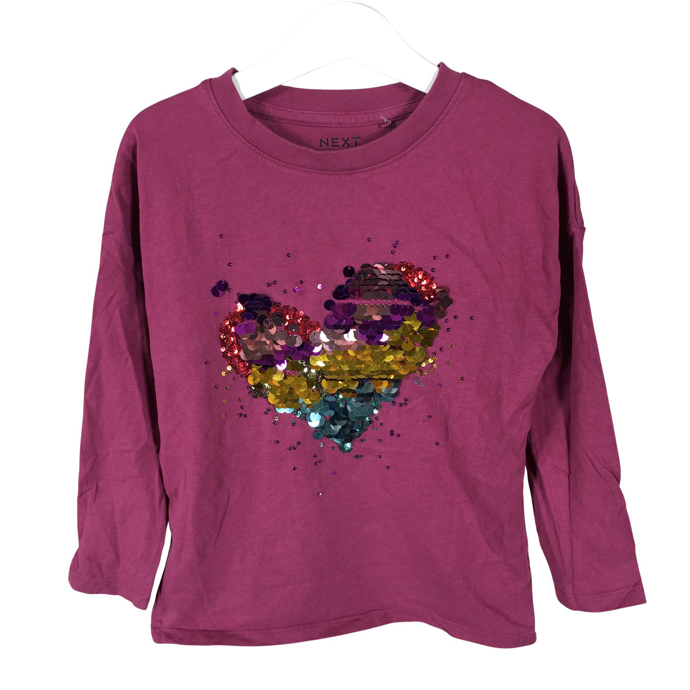 Unisex Next - Tricot shirt, size 110 - 116 - Violet (1)