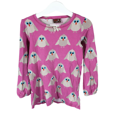Unisex me&i - Tricot shirt, size 110 - 116 - Light pink ()