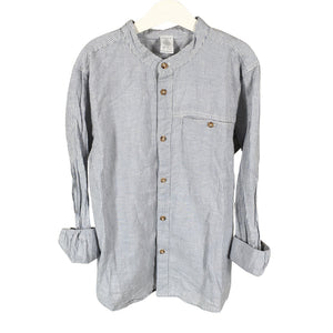 Unisex Lindex - Collared shirt, size 146 - 152 - Light blue (1)