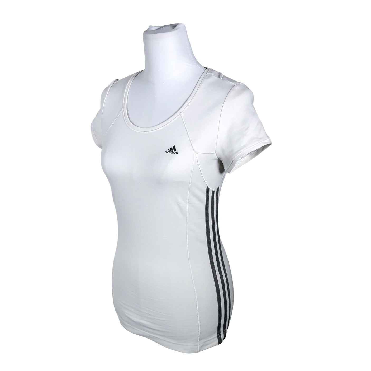 Unisex Adidas - Sports shirt, short sleeve, size 36 - White (2)