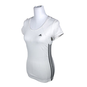 Unisex Adidas - Sports shirt, short sleeve, size 36 - White (2)