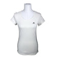 Unisex Adidas - Sports shirt, short sleeve, size 36 - White ()