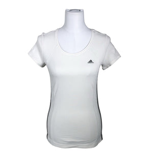 Unisex Adidas - Sports shirt, short sleeve, size 36 - White (1)