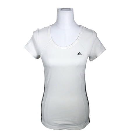 Unisex Adidas - Sports shirt, short sleeve, size 36 - White ()