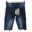 Unisex Blend - Denim shorts, size S - Blue ()
