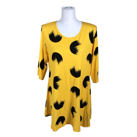 Unisex Modekalle - Tricot tunic, size 38 - Yellow ()
