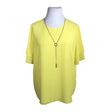 Unisex Finnsön - Short-sleeved blouse, size 44 - Yellow ()