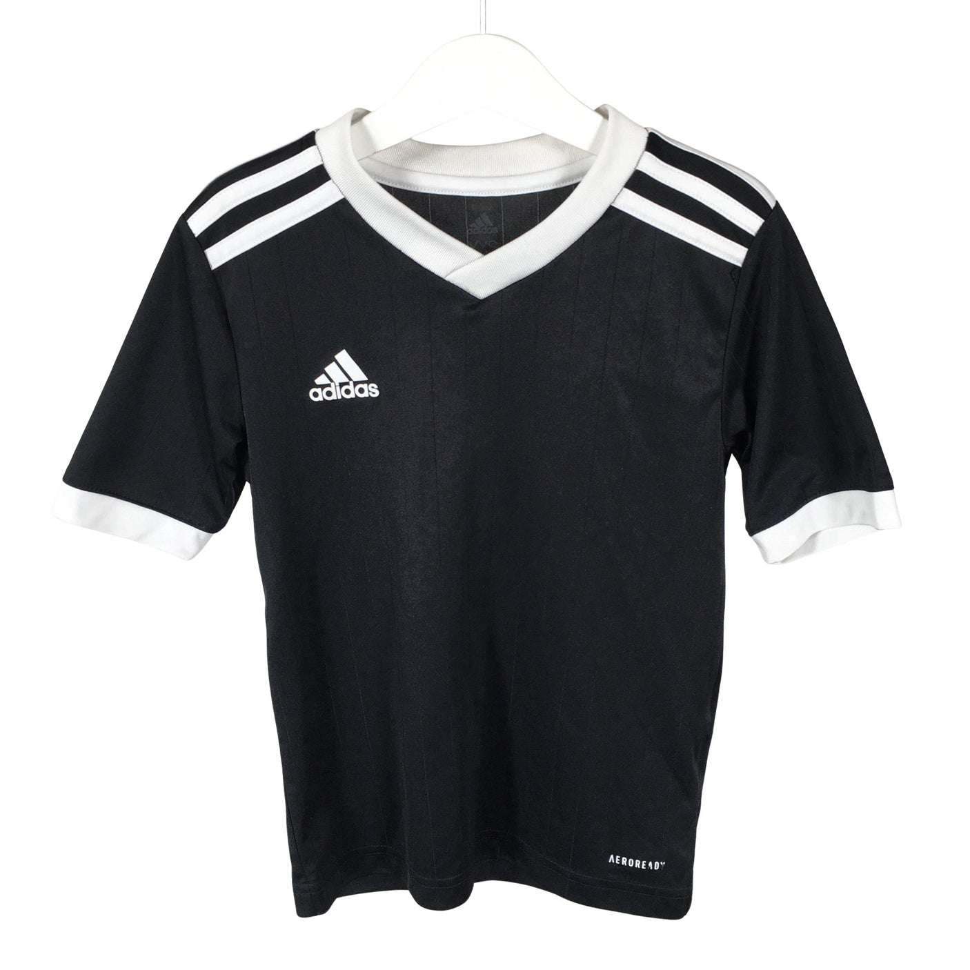 Unisex Adidas - Sports shirt, short sleeve, size 122 - 128 - Black (1)