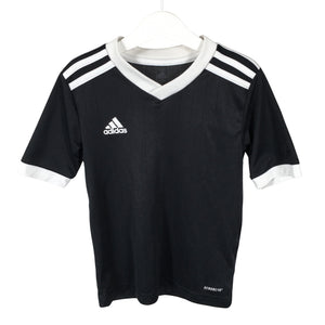 Unisex Adidas - Sports shirt, short sleeve, size 122 - 128 - Black (1)