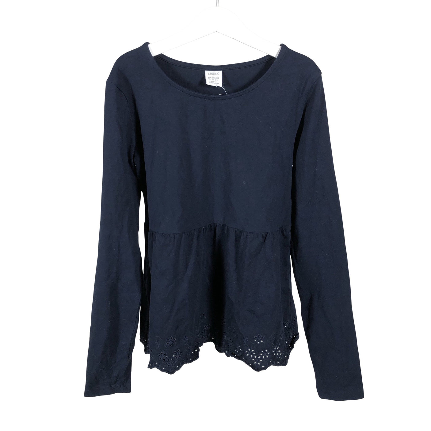 Unisex Lindex - Tricot shirt, size 146 - 152 - Blue (1)