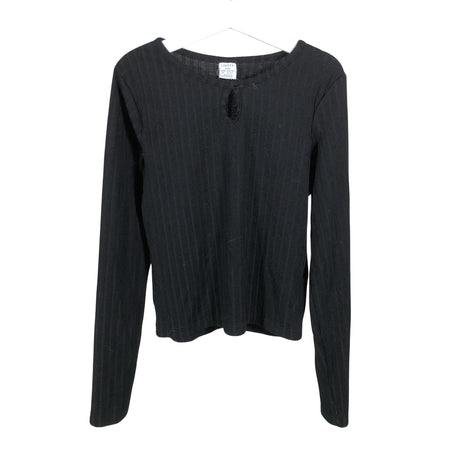 Unisex Lindex - Tricot shirt, size 146 - 152 - Black ()