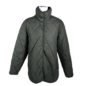 Unisex Lindex - Quilted jacket, size 34 - Green (1)