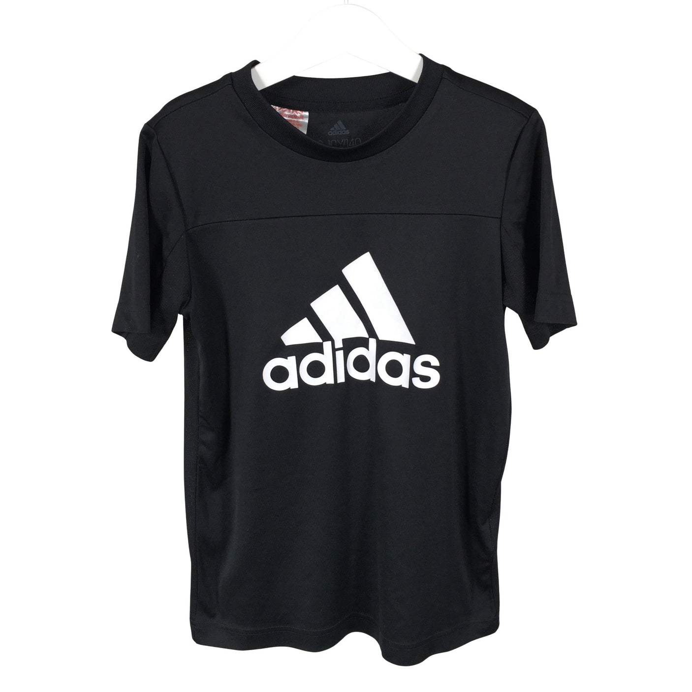 Unisex Adidas - Sports shirt, short sleeve, size 134 - 140 - Black (1)