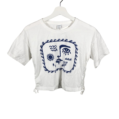 Unisex Lindex - T-shirt, size 164 - 170 - White ()