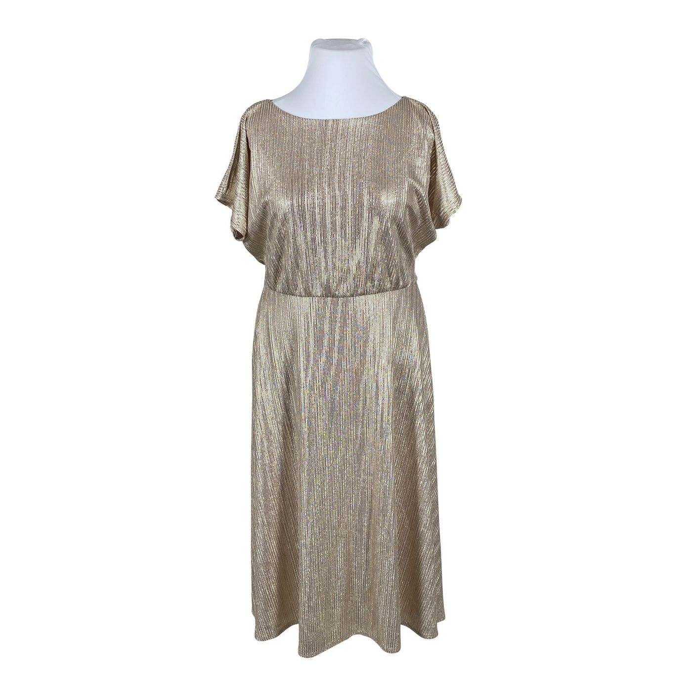 Unisex Swing - Party dress, size 44 - Gold (1)