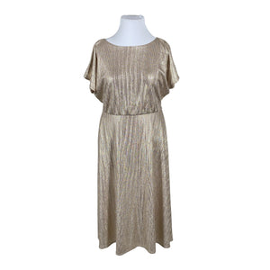 Unisex Swing - Party dress, size 44 - Gold (1)
