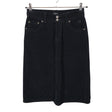 Unisex Lindex - Denim skirt, size 36 - Black ()