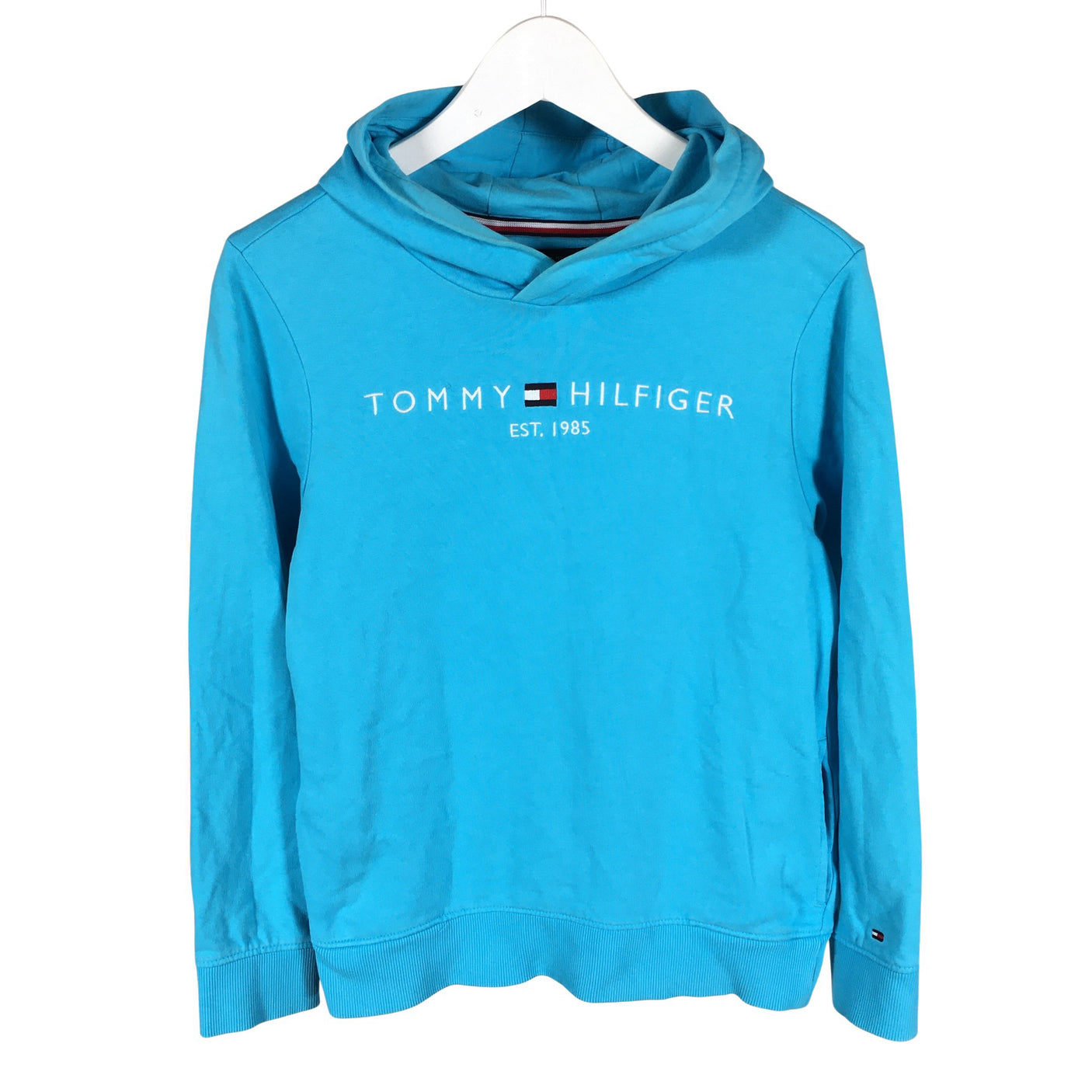 Unisex Tommy Hilfiger - Hoodie, size 146 - 152 - Light blue (1)