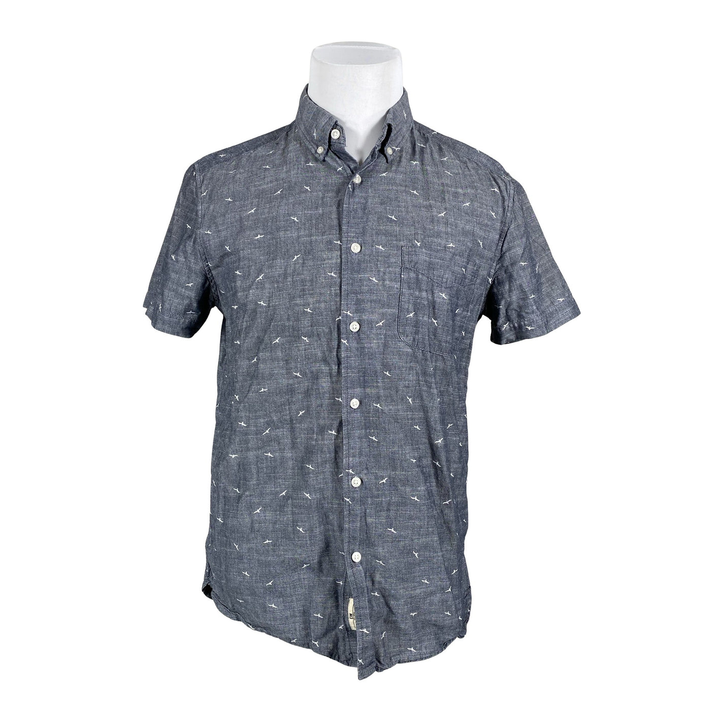 Unisex East West - Collared shirt, size L - Gray (1)