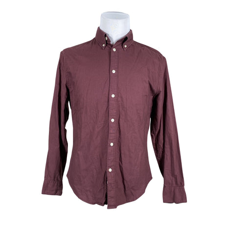 Unisex East West - Collared shirt, size M - Wine red ()