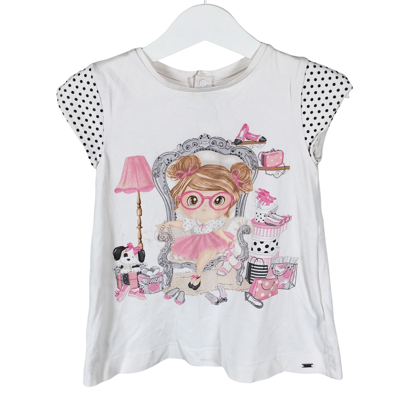 Unisex Mayoral - T-shirt, size 80 - 86 - White (1)