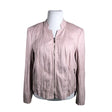 Unisex Gerry Weber - Leather jacket, size 46 - Light pink ()