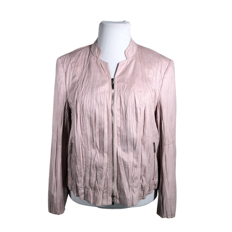 Unisex Gerry Weber - Leather jacket, size 46 - Light pink ()