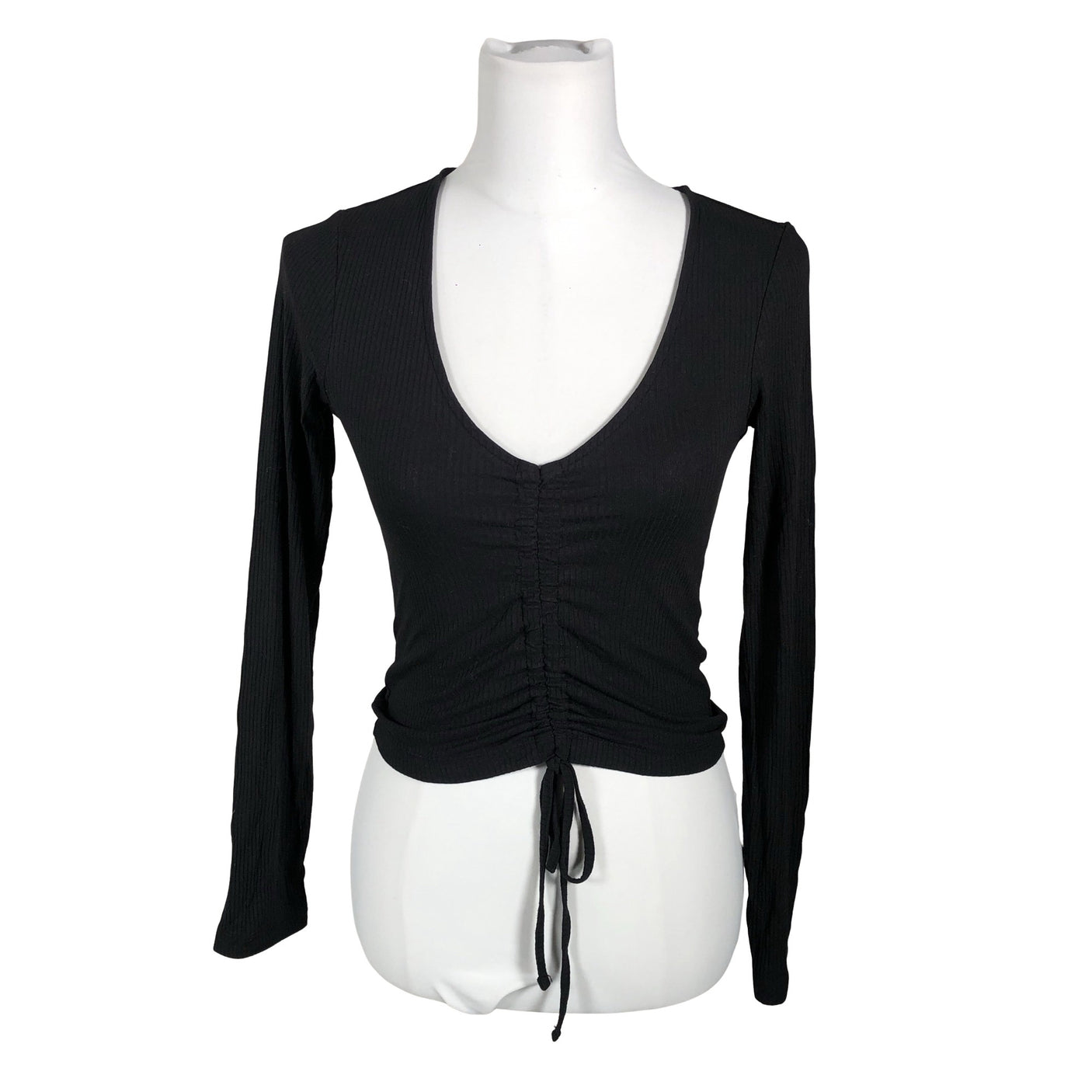 Unisex Even&Odd - Tricot shirt, size 36 - Black (1)