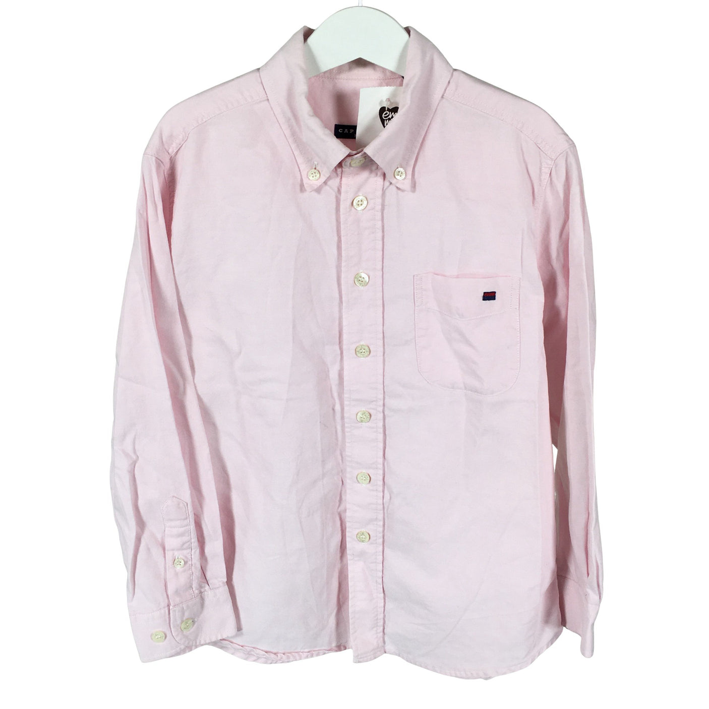 Unisex Cap Horn - Collared shirt, size 122 - 128 - Light pink (1)