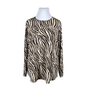 Unisex Zizzi - Tricot shirt, size 56 - Brown (1)