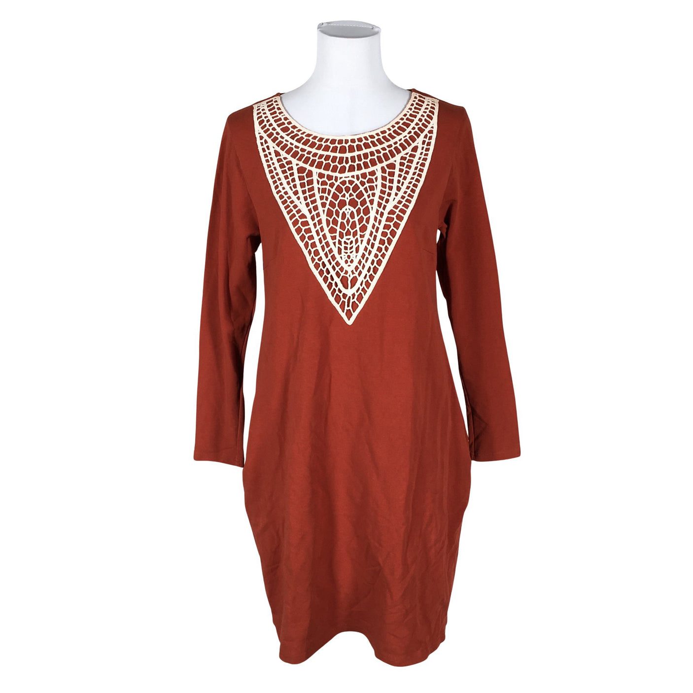 Unisex Lumoan - Sweatshirt dress, size 40 - Orange (1)