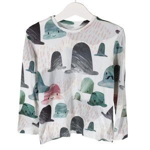 Unisex Handmade - Tricot shirt, size 104 - 110 - White (1)