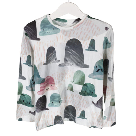 Unisex Handmade - Tricot shirt, size 104 - 110 - White ()