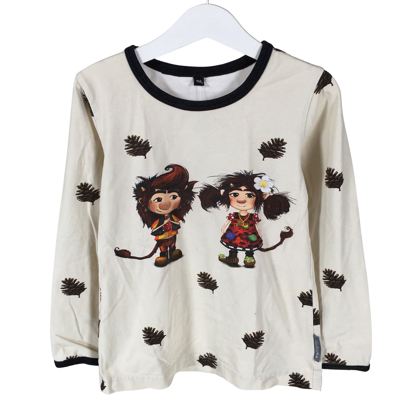 Unisex Handmade - Tricot shirt, size 110 - 116 - Beige (1)