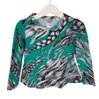 Unisex Handmade - Tricot shirt, size 122 - 128 - Turquoise ()