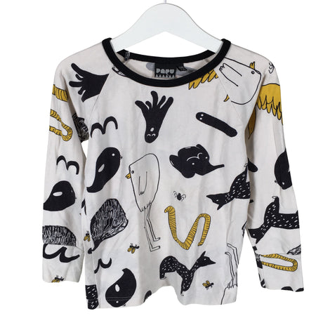 Unisex Papu - Tricot shirt, size 110 - 116 - Beige ()