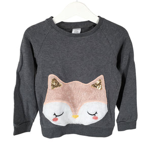Unisex Lindex - Sweatshirt, size 98 - 104 - Gray (1)