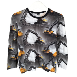 Unisex Handmade - Tricot shirt, size 110 - 116 - Gray (1)