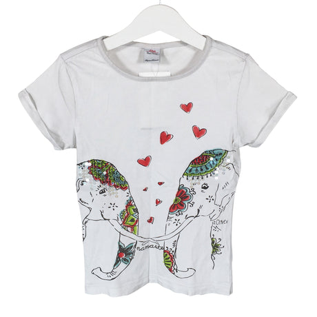 Unisex s.Oliver - T-shirt, size 116 - 122 - White ()
