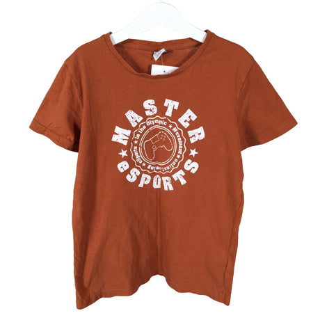Unisex Lindex - T-shirt, size 134 - 140 - Brown ()