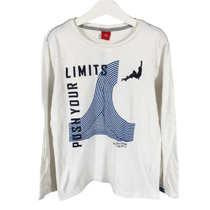 Unisex s.Oliver - Tricot shirt, size 134 - 140 - White (1)