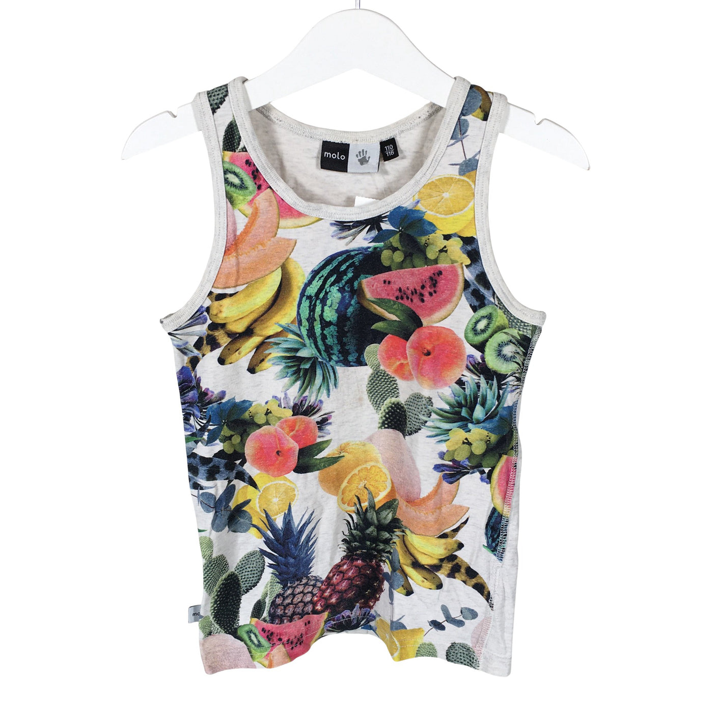 Unisex Molo Kids - Tricot tank top, size 110 - 116 - Gray (1)