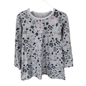 Unisex Handmade - Tricot dress, size 110 - 116 - Gray (1)