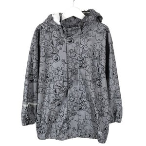 Unisex HC Kids wear - Rain jacket, size 122 - 128 - Gray (1)