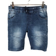 Unisex POMPdeLUX - Denim shorts, size 146 - 152 - Blue ()