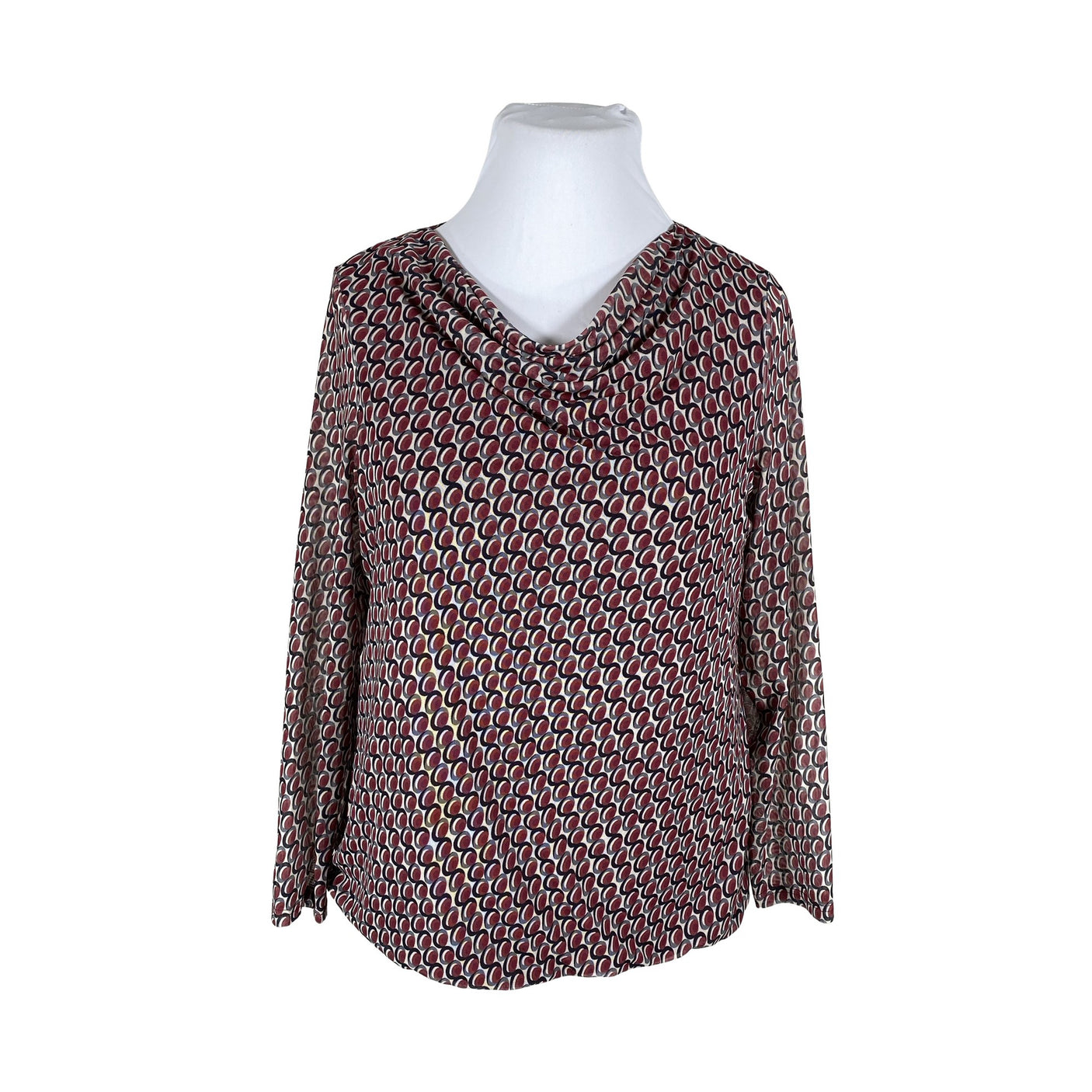 Unisex Gerry Weber - Tricot shirt, size 44 - Wine red (1)
