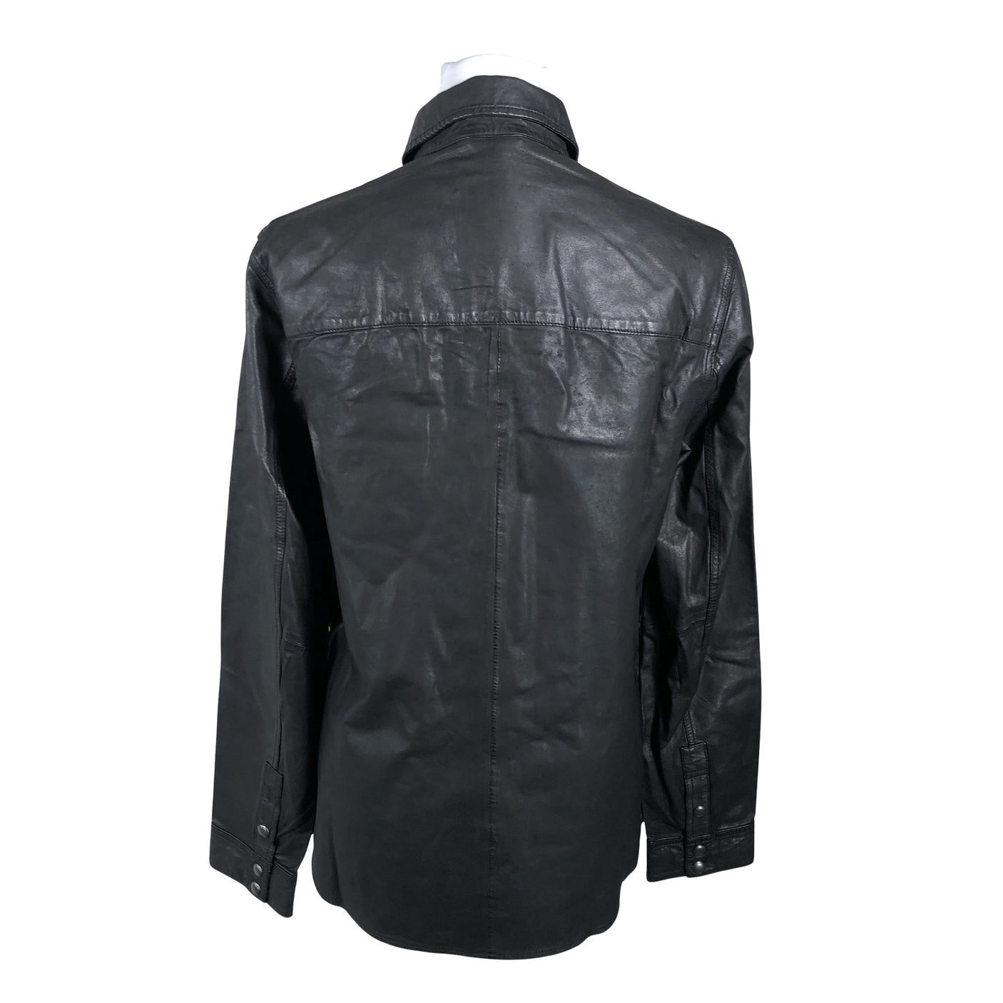 Unisex All Saints - Leather jacket, size 36 - Black (2)